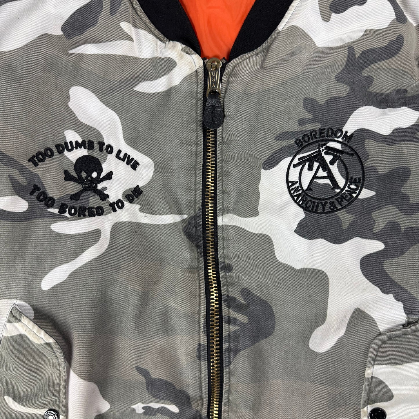 BORING VINTAGE FOSTEX BOMBER JACKET