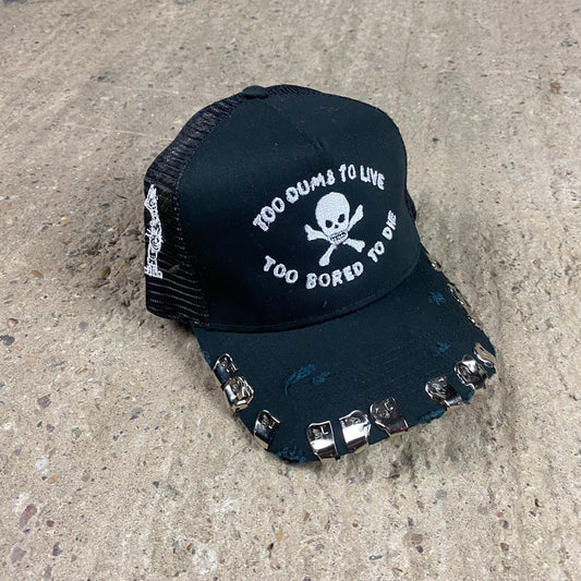 TOO DUMB MAGPIE TRUCKER CAP