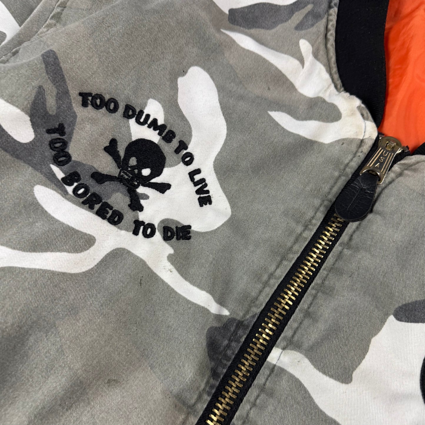 BORING VINTAGE FOSTEX BOMBER JACKET